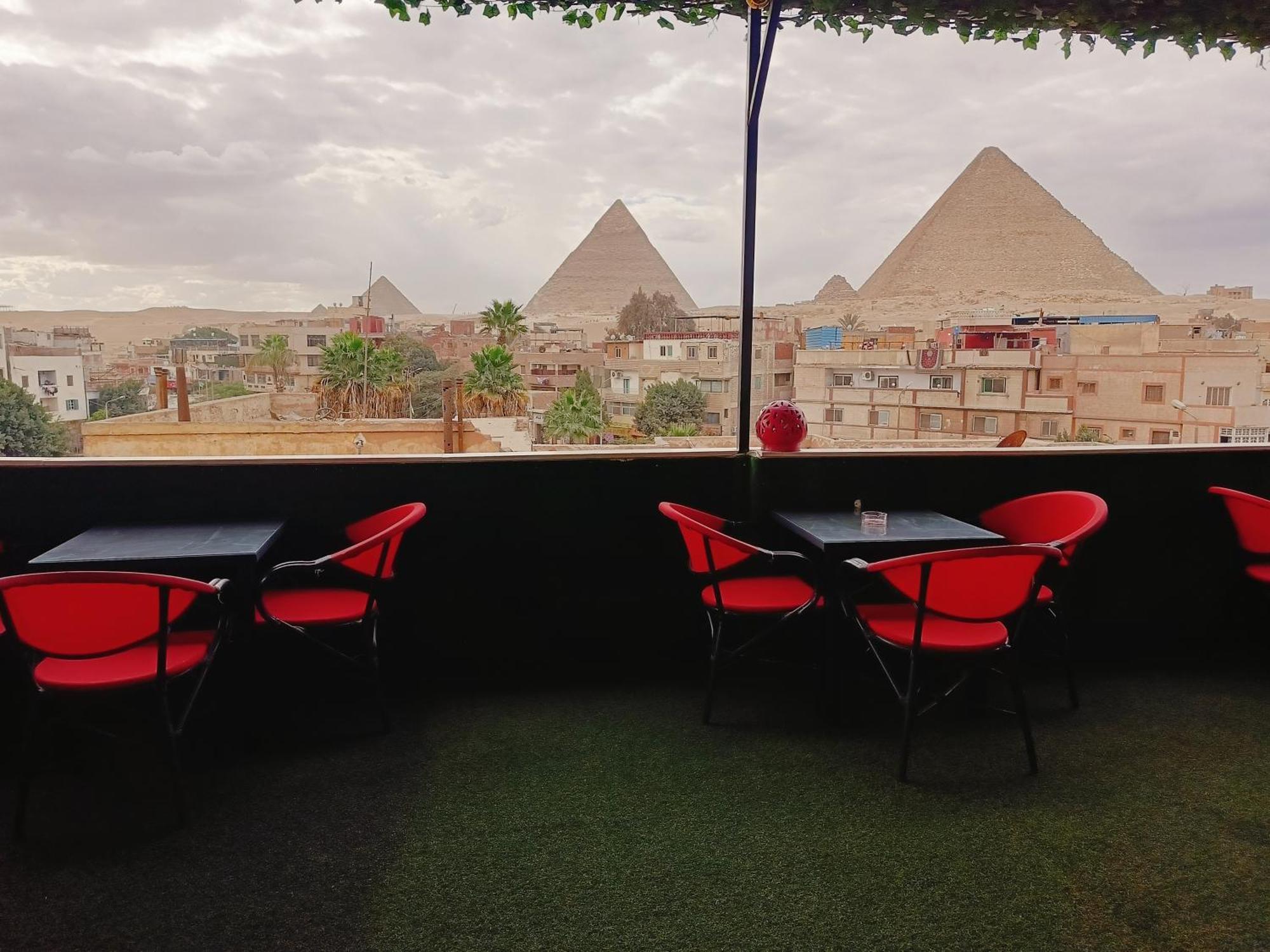 Magic Golden Pyramids View Hotell Kafret el-Gabal Eksteriør bilde