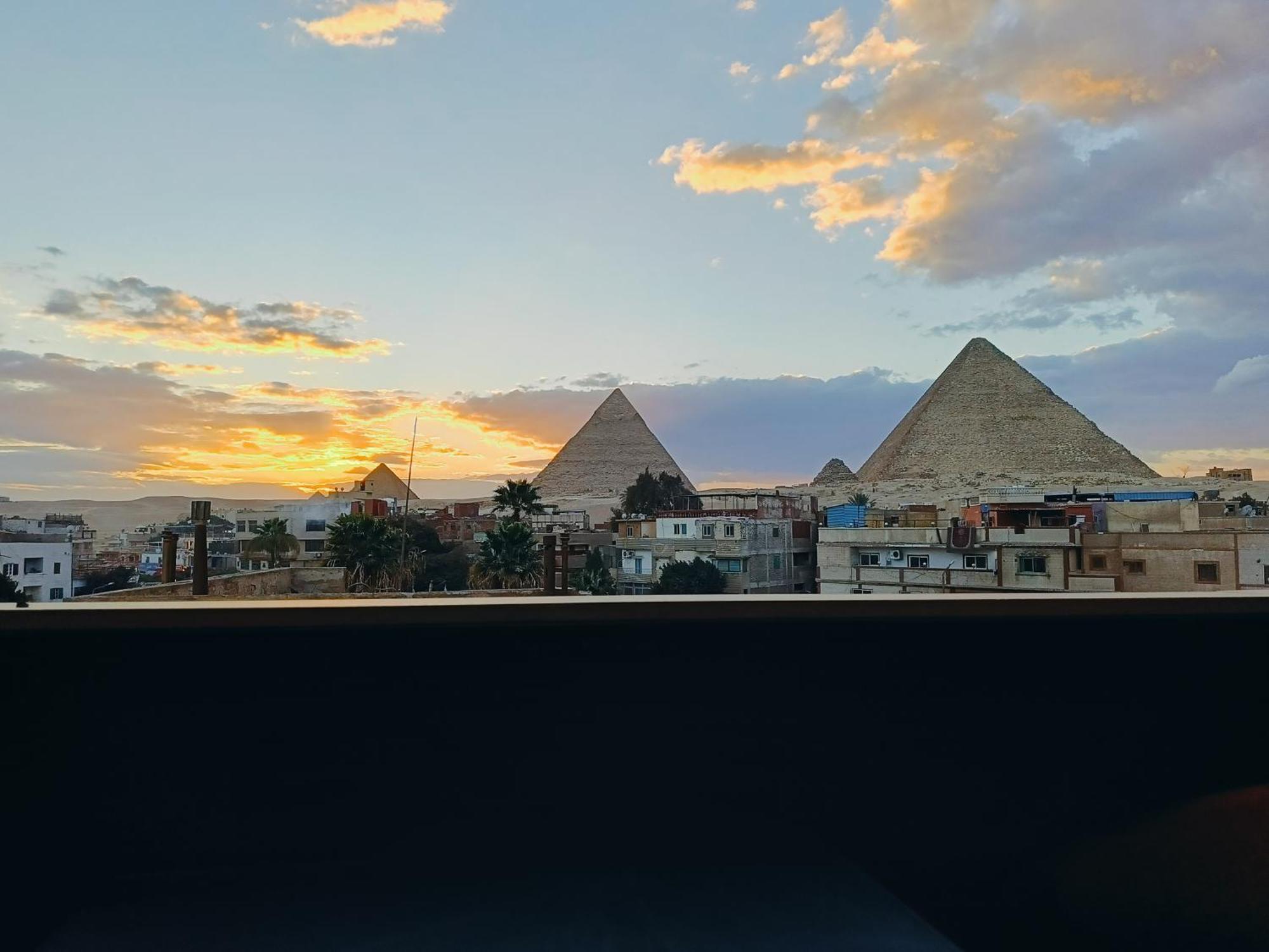 Magic Golden Pyramids View Hotell Kafret el-Gabal Eksteriør bilde