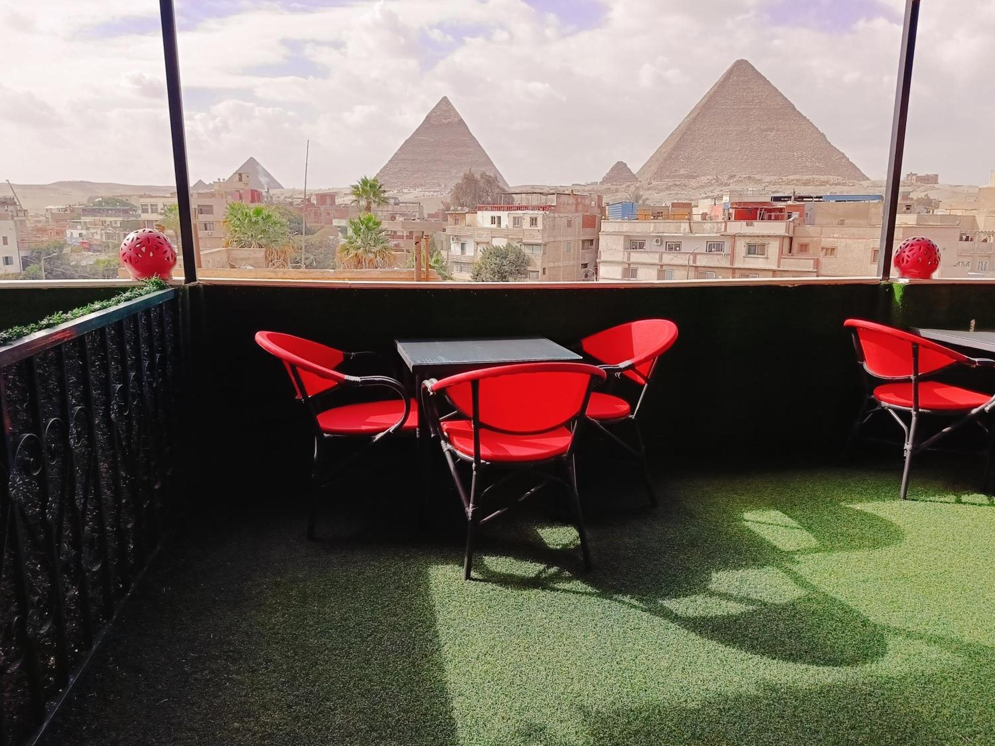 Magic Golden Pyramids View Hotell Kafret el-Gabal Eksteriør bilde