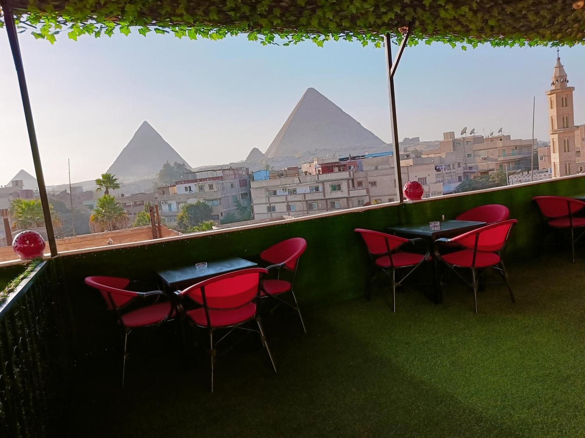 Magic Golden Pyramids View Hotell Kafret el-Gabal Eksteriør bilde