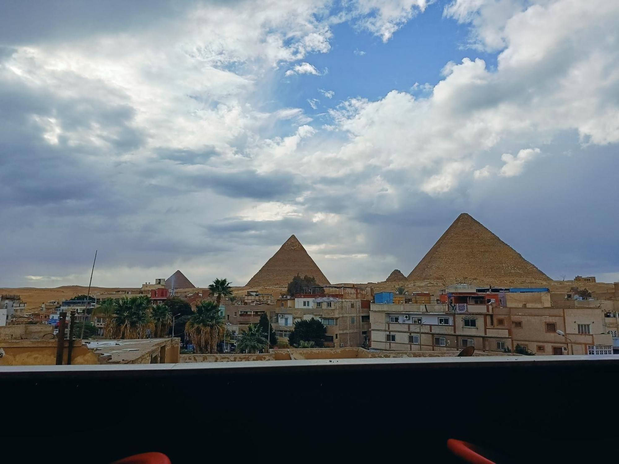 Magic Golden Pyramids View Hotell Kafret el-Gabal Eksteriør bilde