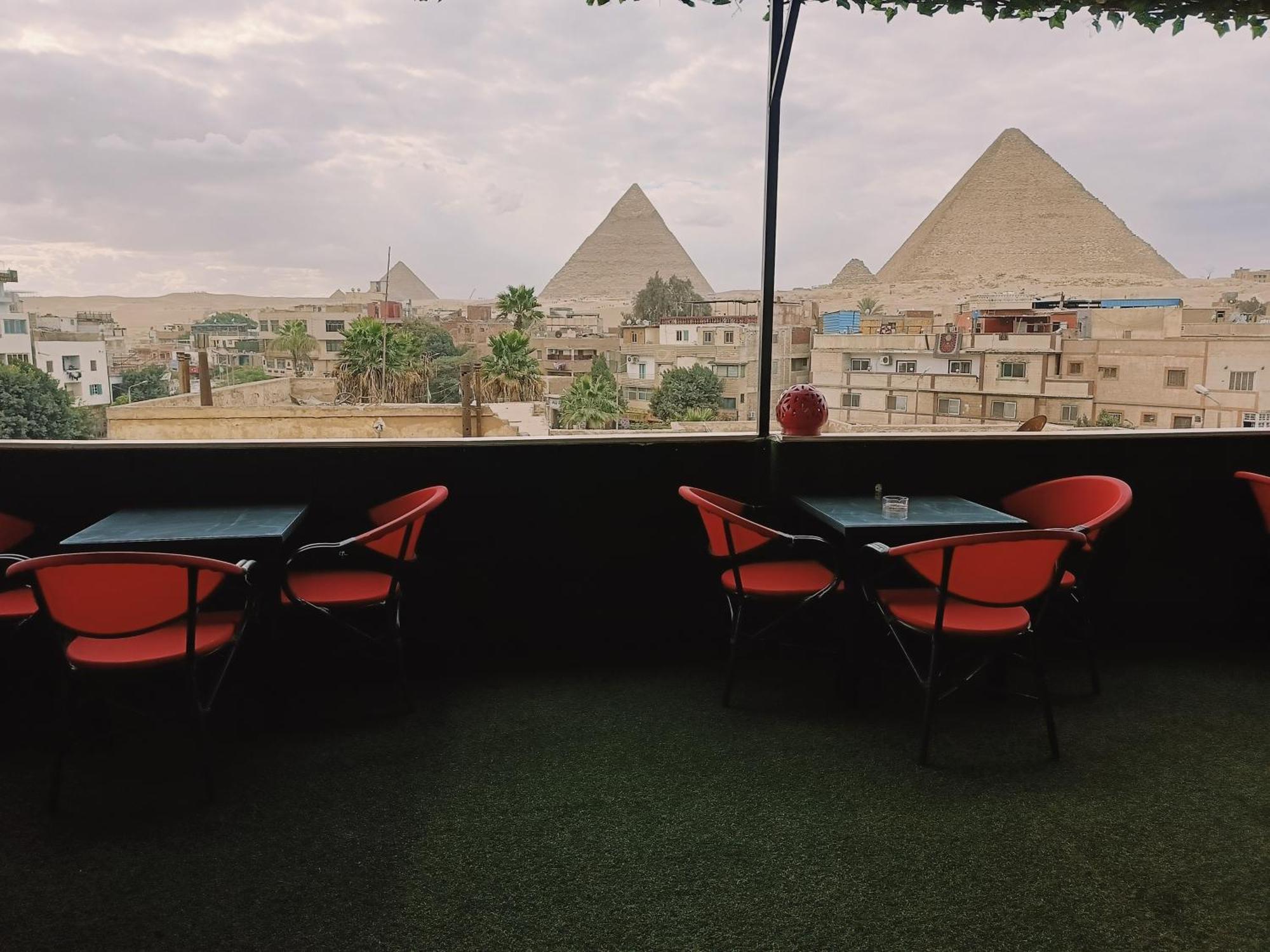 Magic Golden Pyramids View Hotell Kafret el-Gabal Eksteriør bilde