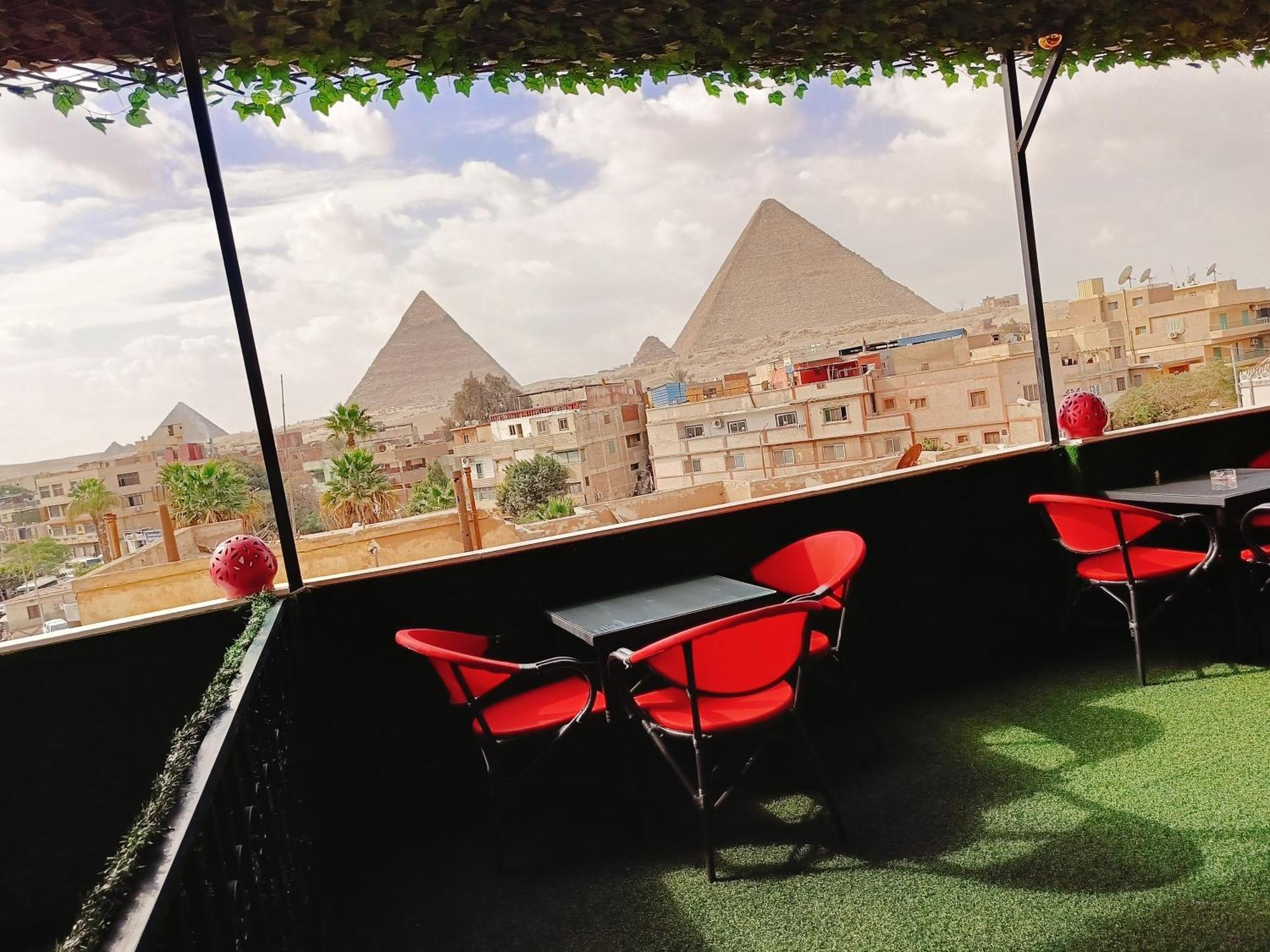 Magic Golden Pyramids View Hotell Kafret el-Gabal Eksteriør bilde