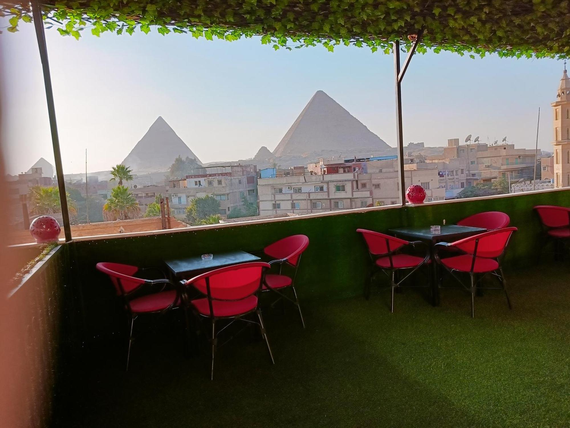 Magic Golden Pyramids View Hotell Kafret el-Gabal Eksteriør bilde