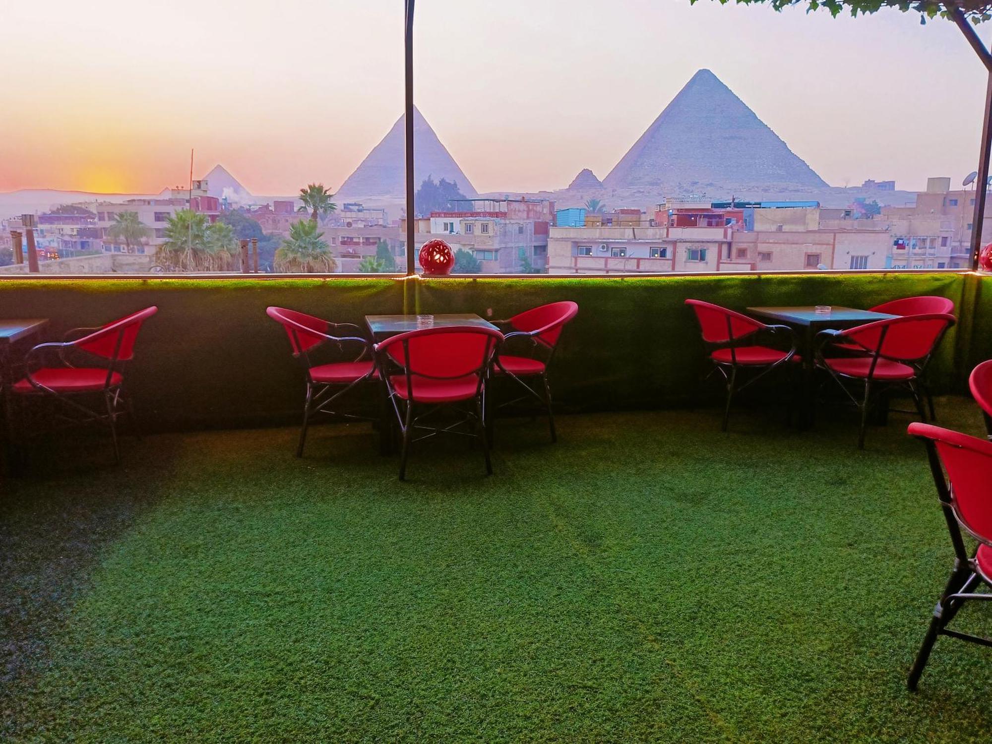 Magic Golden Pyramids View Hotell Kafret el-Gabal Eksteriør bilde
