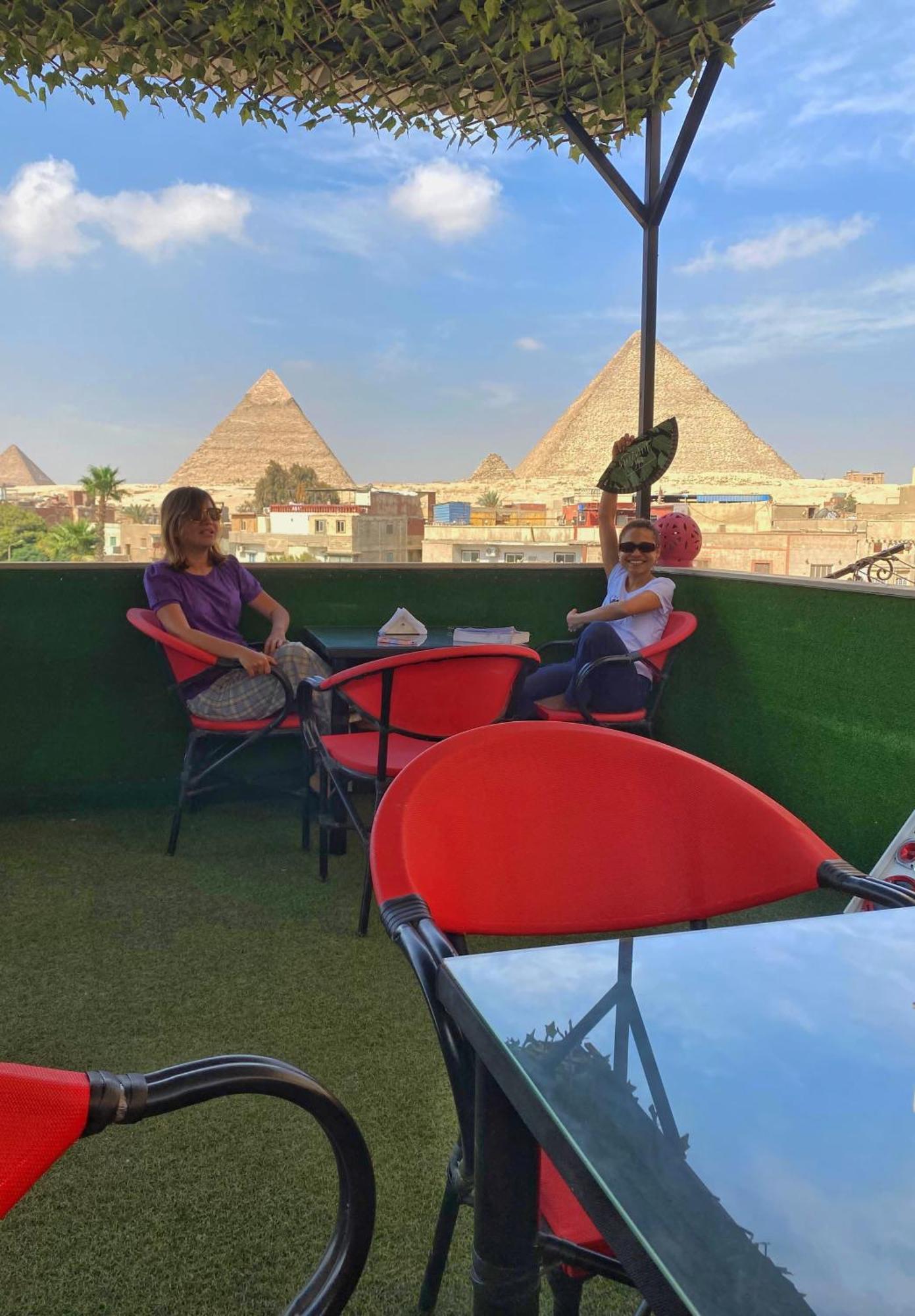 Magic Golden Pyramids View Hotell Kafret el-Gabal Eksteriør bilde