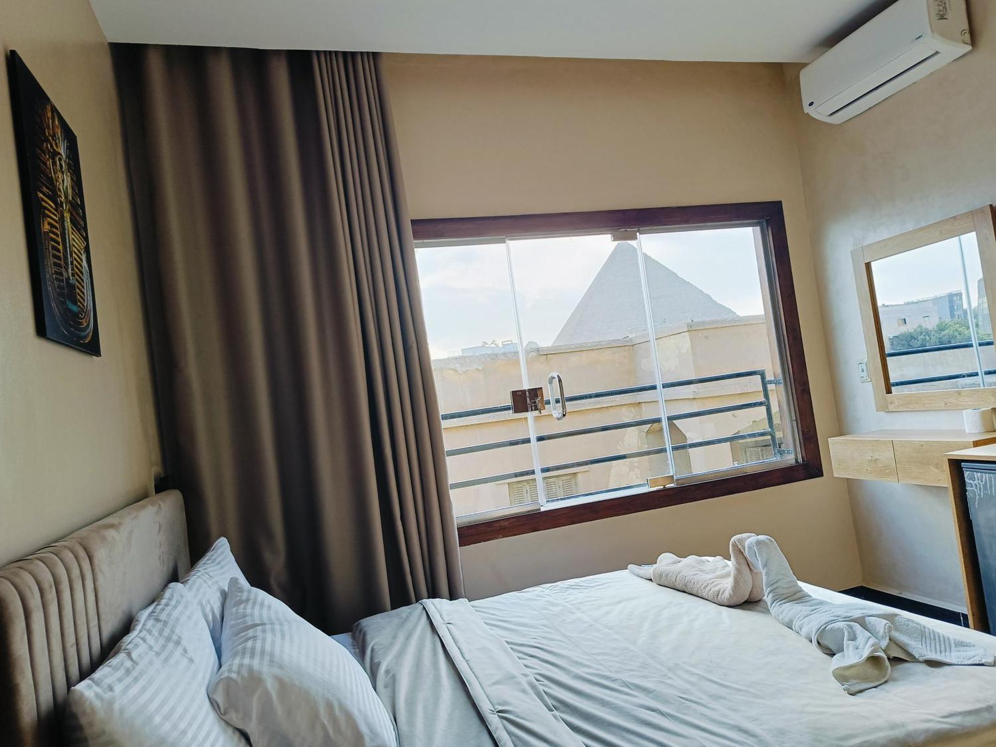 Magic Golden Pyramids View Hotell Kafret el-Gabal Eksteriør bilde