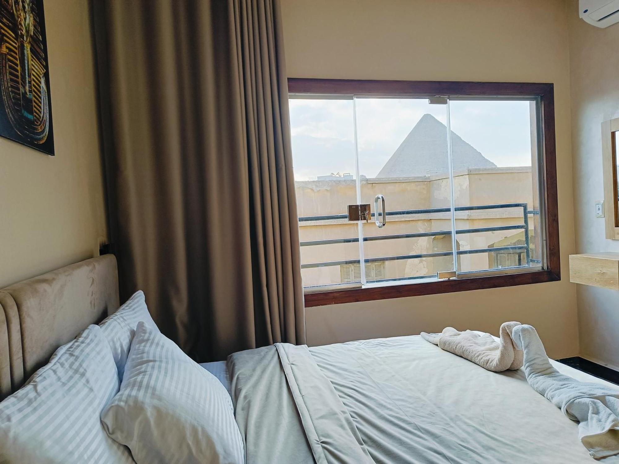Magic Golden Pyramids View Hotell Kafret el-Gabal Eksteriør bilde